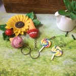Mini Dessert Food Keychain Set