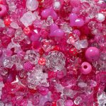Pink Mixed Charm Bead Pack