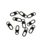 Black Metal Keychain Lobster Clasps